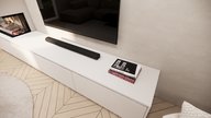 tv meubel met koof en Kalfire elektrische haard e-one 100S classic