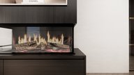 tv meubel met koof en Kalfire elektrische haard e-one 100S
