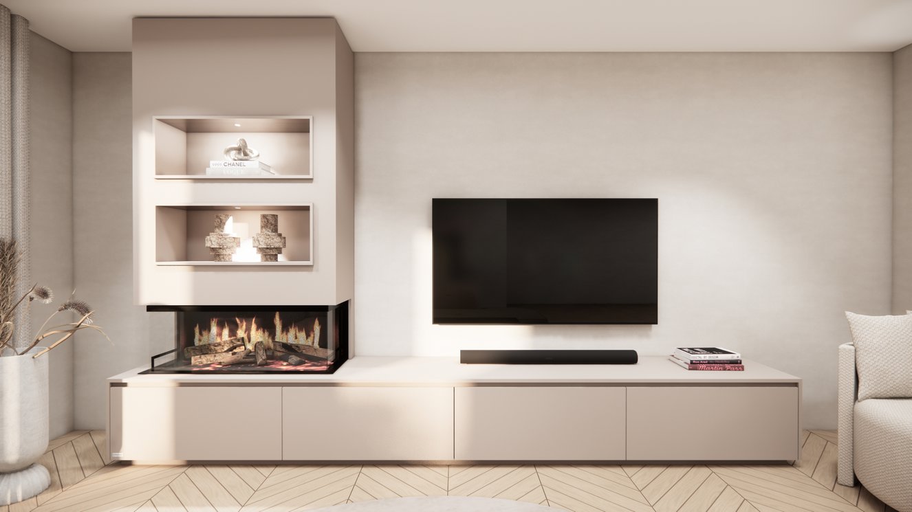 Mason Kalfire	E-ONE	100S TV-Meubel 4-kleppen Chimney Excellent