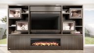 Monroe Cinewall King-size 350-410 cm Eiken British Fires 1600