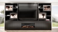 Monroe Cinewall King-size 350-410 cm Eiken British Fires 1200