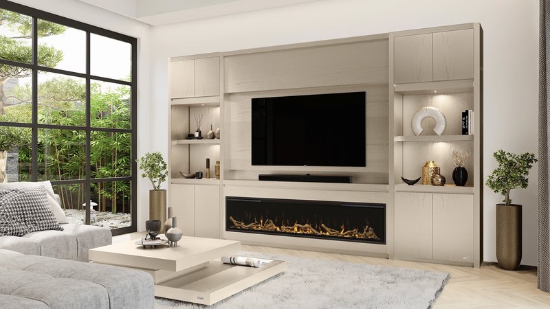 Franklin Cinewall King-size 330-370	cm Eiken
