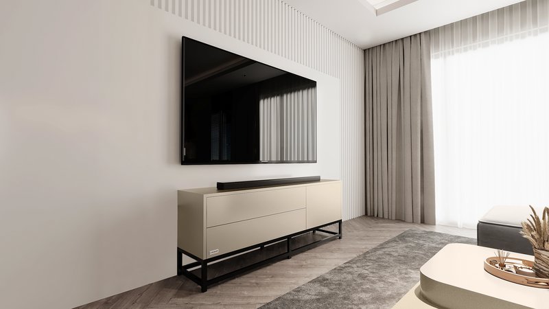 Thompson TV-Meubel 2 Lades 1 Deur Staand